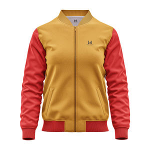 Chaqueta Bomber Varsity Formal Holgada, Transpirable, Resistente al Viento, Ecológica, de Color Sólido, con Cremallera Completa, Hecha a Medida y de Alta Calidad - Product Image 5