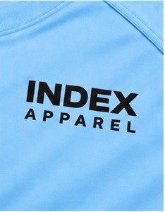 Index Apparel <b>Men's</b> Light Blue <b>Short</b> <b>Sleeve</b> T-Shirt Regular Fit O-Neck Printed Quick Dry Casual Wear - Product Image 4