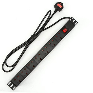 Wholesale Price High Quality 19inch 1U <strong>Network</strong> Cabinet PDU <strong>UK</strong> Style Power Distribution Unit PDU - Product Image 1