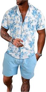 Conjunto Deportivo de Verano para Hombre, Camiseta de Manga Corta y Pantalones Cortos, Conjuntos Personalizados con Estampado, Conjuntos Gemelos para Hombre - Product Image 3
