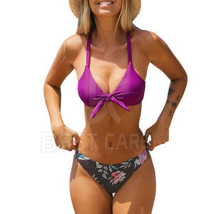 Vente chaude Nouveaux maillots de bain imprimés pour les femmes Bikini Ensemble Culotte et soutien-gorge sans couture Soutien-gorge pour les femmes - Product Image 6