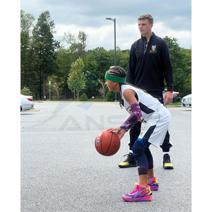 Genouillères pour la lutte, le basketball, le football et le volleyball, manchons de compression protecteurs pour les genoux pour les jeunes, les enfants et les adultes, noir - Product Image 6