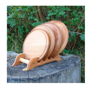 Posavasos de té de madera y metal con diseño de superventas, posavasos cuadrados de madera para decoración de hogar y oficina, directo de fábrica - Product Image 4