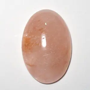1 pezzo di Morganite ovale Cabochon 30-20mm naturale estratto stoneberile rocce pietre sciolte Divine amore bella gemma gioielli alla moda