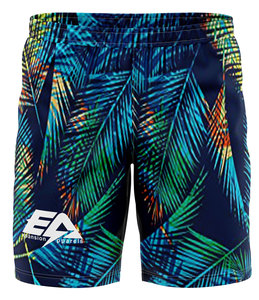 Pantalones cortos de gimnasio con estampado personalizado para hombre, ropa deportiva de poliéster sólido de secado rápido para entrenamiento en la playa, ecológica, informal, para correr, nadar, uso en la playa - Product Image 3