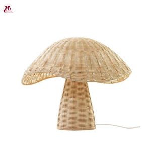 Meilleure vente lampe de table vintage en rotin osier moderne colonne de rotin naturel étude chambre à coucher dessin - Product Image 3