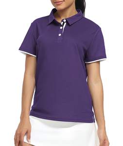 Verano informal para mujer para camisetas de polo Impreso personalizado 100% Algodón Ajuste suelto Mejor precio Mujeres para polo - Product Image 4