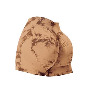 2025 Short de sport personnalisé à la mode Sports Fitness Workout Yoga Couleur unie et sublimé Plus Size en Spandex/Nylon - Product Image 4