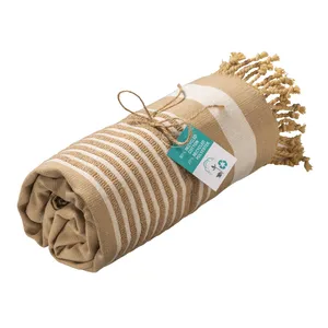 Teli da Spiaggia Sostenibili in Fibra Riciclata Futa, Gadget Ecologici per la Spiaggia - Product Image 4