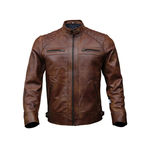Chaqueta de cuero de vaca de alta calidad 2023 para hombre, chaqueta de cuero de Color personalizado 100% para hombre, producto de venta - Product Image 4