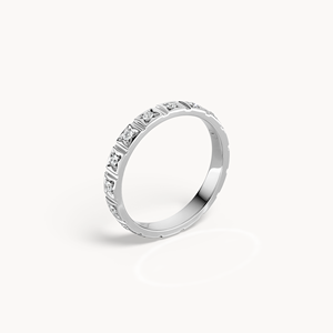 แหวนแต่งงานเพชรระยิบระยับ - Product Image 3