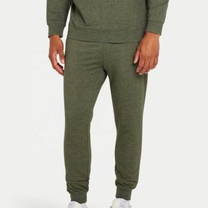 กางเกงผ้าลินินผ้าฝ้ายกางเกงลำลองกางเกงของผู้ชายกางเกงของผู้ชายสีทึบมีเชือกผูกแบบกำหนดเอง - Product Image 1