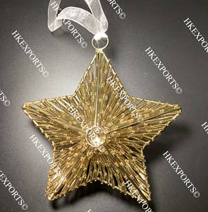 Venta al por mayor de adornos colgantes de Navidad adornos de cuentas multicolores hechos a mano pedido mínimo 50 piezas - Product Image 1