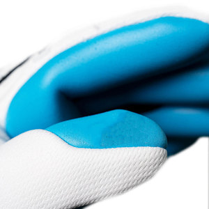 Gants de gardien de but de football professionnels, paume en latex, protection des doigts, entraînement et match, blanc et bleu, 2026 - Product Image 3