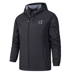 Vestes coupe-vent simples pour hommes, survêtement court, sweats à capuche et shorts à fermeture éclair, ensemble 2 pièces pour hommes - Product Image 6