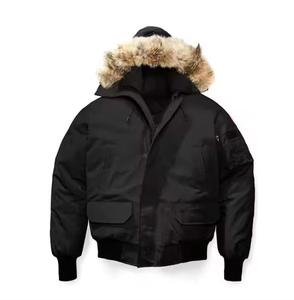 Parka en duvet à capuche en fourrure de haute qualité, style canadien, veste en duvet d'oie pour homme, taille plus, veste longue d'hiver pour l'extérieur - Product Image 5