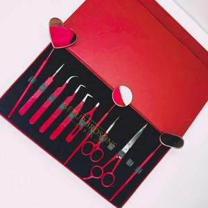 Espejo GETUP BROSONS IMPEX Rojo Oscuro Recto/Curvo/90°/Tipo Ceja, Acero Inoxidable, Punta Plateada Lisa, Antimagnético, Antiestático, 10 mm - Product Image 1