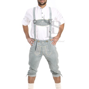 Pantalones Cortos de Cuero Bávaro Estilo Urbano para Hombre, Cintura Media Personalizada, Buena Calidad, Ropa Tradicional - Product Image 1