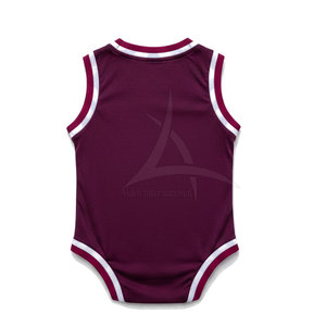Maillot de basket pour tout-petits, combinaison pour bébé, tissu doux et respirant pour un port confortable toute la journée - Product Image 2