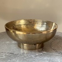 Nouveau design Topnotch fabriqué à la main en forme de rond doré planteur de bol d'intérieur pour bonsaïs et plantes succulentes