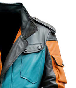 2026 Blouson en cuir PU respirant personnalisé de bonne qualité pour homme, col montant, style moto classique automne, aspect cuir synthétique - Product Image 3