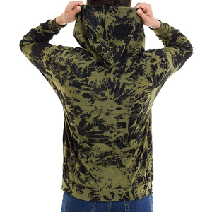 Pull Style Hommes Meilleure Qualité Tie Dye Print Hoodies à Vendre Bas quantité minimale de commande Custom Made in Stock Hoodies Fournisseur Du Pakistan - Product Image 6