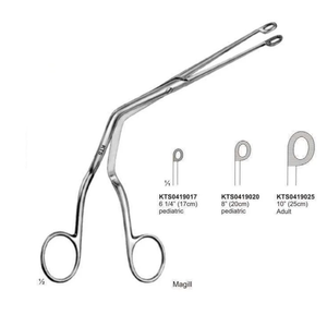 Pinces Magill en acier inoxydable de haute qualité professionnelle, instruments chirurgicaux manuels de qualité supérieure avec garantie de 5 ans, classe I - Product Image 3