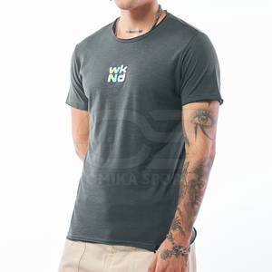 Camiseta Premium con estampado de soplo para hombre, ropa urbana de algodón pesado, Camiseta con estampado de soplo para hombre - Product Image 1