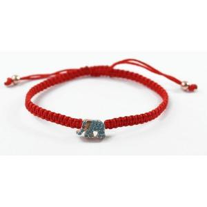 Bracelet à breloques macramé mauvais œil - Product Image 4