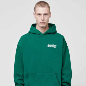 Sweat à capuche zippé de qualité supérieure 310 g/m² en molleton bouclette de coton respirant et écologique pour homme – Pull décontracté d'hiver à capuche haute - Product Image 3