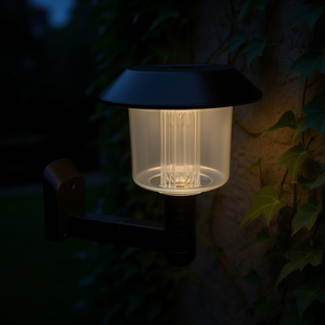 LED Solar <b>Wall</b> Light Outdoor 90x130mm <b>Plastic</b> Lighting Supply - Product Image 3