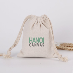 Lady Vintage Dress Stylish Eco-Friendly Organic Cotton Drawstring Jewelry Packaging Pouch Sacs à poussière pour offrir des cadeaux à la mode - Product Image 1