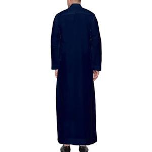 Nouveaux hommes Dubaï arabe mode Thobe Jubba caftan Eid prière longue robe traditionnelle musulmane vêtements Offre Spéciale décontracté hommes robes - Product Image 5