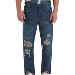 Ropa informal para adultos, pantalones vaqueros, pantalones vaqueros de alto fabricante para hombres, pantalones vaqueros transpirables para hombres - Product Image 1