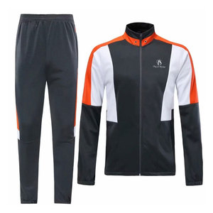 Survêtement de sport décontracté pour homme, best-seller, polyester/coton, manches longues, entraînement, capuche, bas de survêtement actif à quatre directions, séchage rapide - Product Image 1