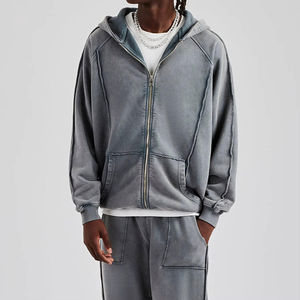 Conjunto Deportivo para Hombre, Tejido Grueso, Ecológico, de Alta Calidad, con Logotipo Personalizado, Lavado Ácido, Estilo Deportivo, Gran Venta - Product Image 2