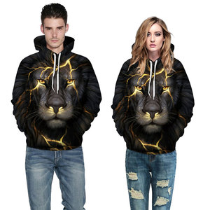 Sweat-shirt unisexe tendance à séchage rapide en tissu éponge imprimé par décharge, écologique, 100 % coton, lavable en machine – Vente chaude - Product Image 3