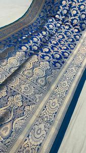 ผ้าไหมโบรเคดสั่งทำพิเศษ พร้อมขอบทอง ผ้าทอธรรมดาสำหรับชุดเดรสเด็กหญิงและผู้หญิง ใช้สำหรับทำชุด - Product Image 3