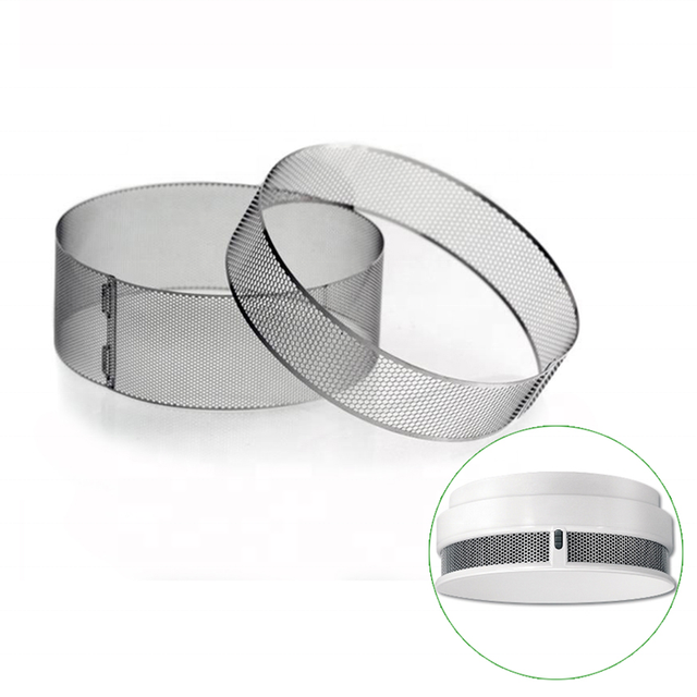 Custom Eco-Friendly Stainless Steel Etching Smoke Alarm Detector Filter Mesh with Custom Size for Smoke Sensor
