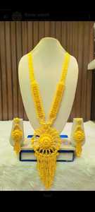 24K Plaqué Or Dubai Bijoux De Mode Collier Ensemble Boucles D'oreilles Bracelets Peignes Broches Cuivre Matériel pour la Turquie - Product Image 2