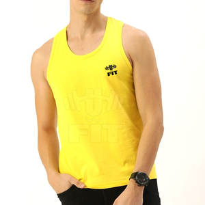 2024 camisetas sin mangas ligeras con logotipo personalizado para hombre, poliéster/algodón, secado rápido, superventas, tallas personalizadas en línea - Product Image 1