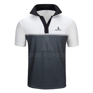 Ropa informal Diseño personalizado Hombres Polo Camisetas Material ligero duradero Hombres Polo Camisetas - Product Image 1