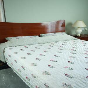 Winter Classic Bedding Set Quilt 100% Cotton Eco-Friendly Durable Breathable Washable for Home & Hotel Use - Product Image 2