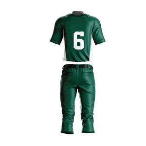 Uniforme de Béisbol Masculino de Primera Calidad del Fabricante, 100% Poliéster, Secado Rápido, Transpirable, Cuello en V, Personalizable - Product Image 3