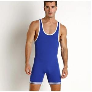 Custom Wholesale Plus Size Women <b>Slim</b> <b>Tights</b> Wrestling Singlets for Men - Product Image 5