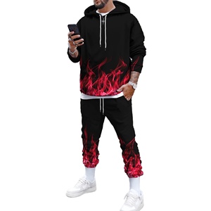 Chándal de 2 piezas de poliéster Spandex Slim Fit Gym Training Streetwear OEM Conjunto de ropa deportiva personalizada impresión por sublimación de logotipo personalizado - Product Image 1