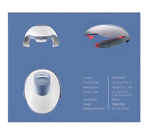 ผมร่วงป้องกันการเจริญเติบโตของเส้นผมด้วยไฟ LED และการฉายรังสีเลเซอร์ - Product Image 4