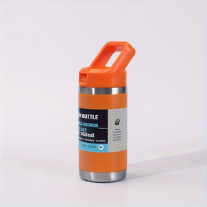 CL 355ml 12oz Stainless Steel Vacuum Water <b>Bottle</b> with Carry Handle Leak Proof Insulated <b>Thermos</b> for Outdoor Travel - Product Image 3