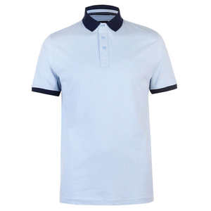 Polo tricoté respirant pour hommes de taille plus personnalisé en coton de qualité supérieure à manches courtes tenue décontracté au travail avec logo personnalisé OEM - Product Image 2