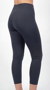 Leggings Deportivos de Cintura Alta Color Gris Carbón para Mujer, Pantalones de Yoga de Compresión Personalizados OEM - Product Image 5